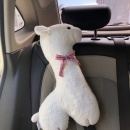Plišani jastuk za auto pojas Lama - udobno i sigurno