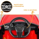 Audi 12V dečiji auto na akumulator – enterijer sa volanom