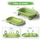 BBO Sklopiva kadica za bebe FROG green