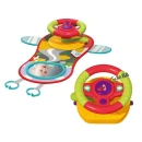 Interaktivni volan za bebe i decu sa ogledalom - igračka za hranilicu, kolica i auto 885269