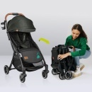 Kompaktna sklopiva kolica za decu do 22 kg sa putnom torbom - dezen Tropical Green
