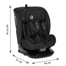Lorelli Autosedište MONZA Isofix 360 40-150cm Black
