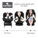 Lorelli Capella i-Size isofix 40-150 cm prati rast deteta