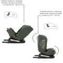 Capella Isofix autosedište 40-150 cm Green - vožnja u 2 pravca