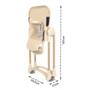 Lorelli REMO Beige stolica za hranjenje lako sklopiva do malih dimenzija