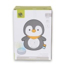 Moni Toys Noćna lampa i projektor sa belom bukom Snuggly Penguin
