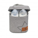 Termo torba za flašice Charlie light grey