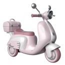 Električni motor za decu u pastelno roze boji