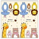 BBO podloga za bebe 180x200 cm – šareni Animal Paradise dezen