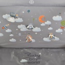 Cangaroo Joyzi Grey atraktivan dezen ogradice za bebe