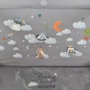 Cangaroo Joyzi Grey atraktivan dezen ogradice za bebe