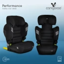 Cangaroo Performance auto sedište za decu uzrasta od približno 3,5 do 12 godina - Cosmos Black