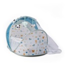 Eurekakids Cucú Travel Bed sklopivi baby travel bed sa igračkama