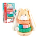 Hape Bunny Stacker edukativna bebi igračka za uzrast 10m+