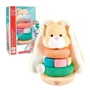 Hape Bunny Stacker edukativna bebi igračka za uzrast 10m+