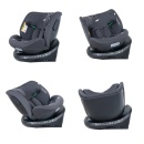 Jungle Auto sedište JET Isofix 40-150cm Black sa rotacijom sedišta 