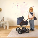 Knorr Toys Kolica za lutke RUBY Tamno plava