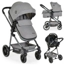 Kolica GISELLE 2u1 Grey + auto sedište