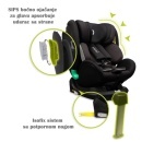 Lionelo Antoon Plus Black Onyx sa bočnom zaštitom SIPS i Isofix sistemom