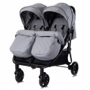 Lorelli Kolica za blizance DUO Cool Grey