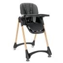 Lorelli REMO stolica za hranjenje bebe Black Wooden Efect