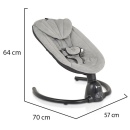 MONI Muzička ljuljaška Clarissa Grey dimenzije