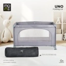 MONI Prenosivi krevetac Uno 1 nivo Grey