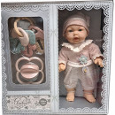 Baby So Lovely Temperature Sensing Lutka beba 11´´ roza sa igračkama
