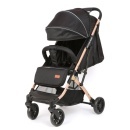 BBO Boogy D600 kolica za bebe – podesiv naslon i oslonac za noge, Black