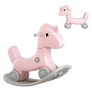 Bezbedna dečija klackalica sa ergonomskim sedištem i naslonom - Princess Pink dezen