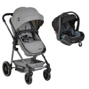 Kolica GISELLE 2u1 Grey