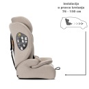 Lorelli Adventure i-Size auto sedište 76-150 cm instalacija u pravcu kretanja - Beige