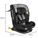 MONI Auto sedište VAMOS I-Size 40-150cm Isofix Stone Gray