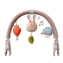 Taf Toys muzički luk sa igračkama za kolica i auto sedište Bunny Arch