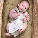 Plišana tešilica za bebe zeka sa ušima
