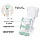 Adapter za WC za decu sa ručkama i stepenikom