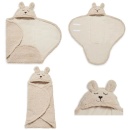 Jollein Wrap Blanket Bunny – prikaz zimske navlake za bebe u bež boji