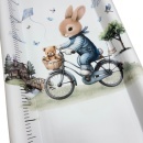 Podloga za presvlačenje bebe 78x50 cm Zeka plava