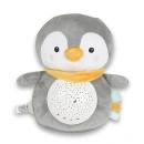 Moni Toys Noćna lampa i projektor sa belom bukom Snuggly Penguin