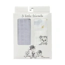 Deksi Muslin tetra pelene za bebe 2u1 Teddy Bear 