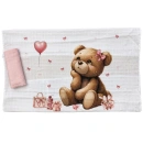 Muslin tetra pelene za bebe Meda 80x80 cm set 2/1 Roze