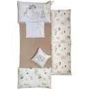 Posteljina za krevetac Safari Winter Bež set 7/1