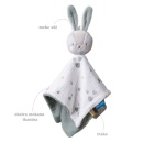Detalj teksture Rylee Bunny Blankie ćebenceta za bebe