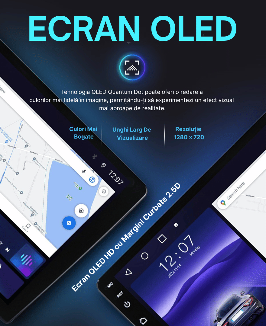 Interfață modernă navigație Android