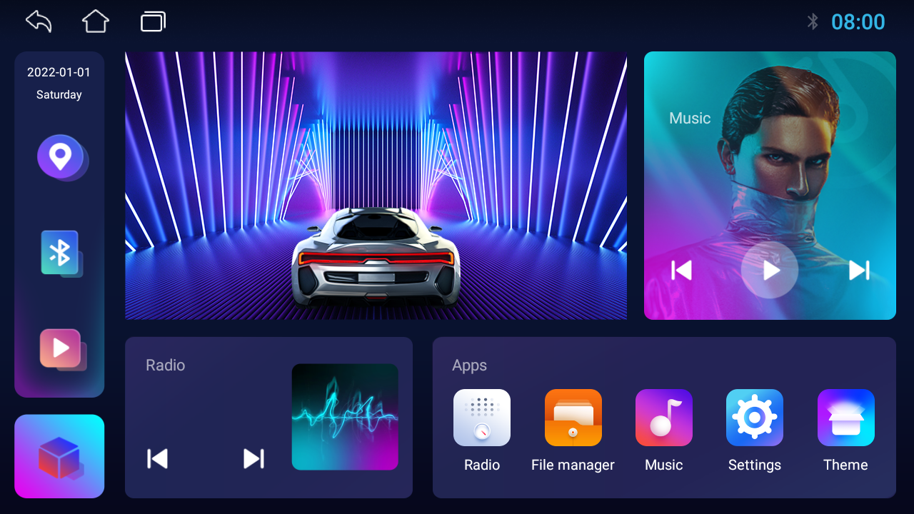 Navigație Android QLED Dedicată