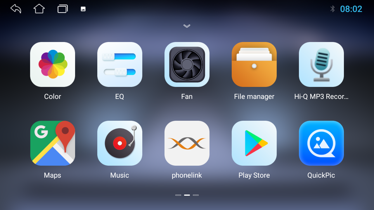 Interfață modernă navigație Android