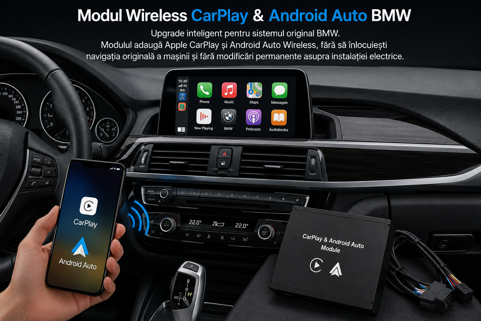 Modul CarPlay BMW Seria 7 G11 G12 2015-2019 NBT EVO