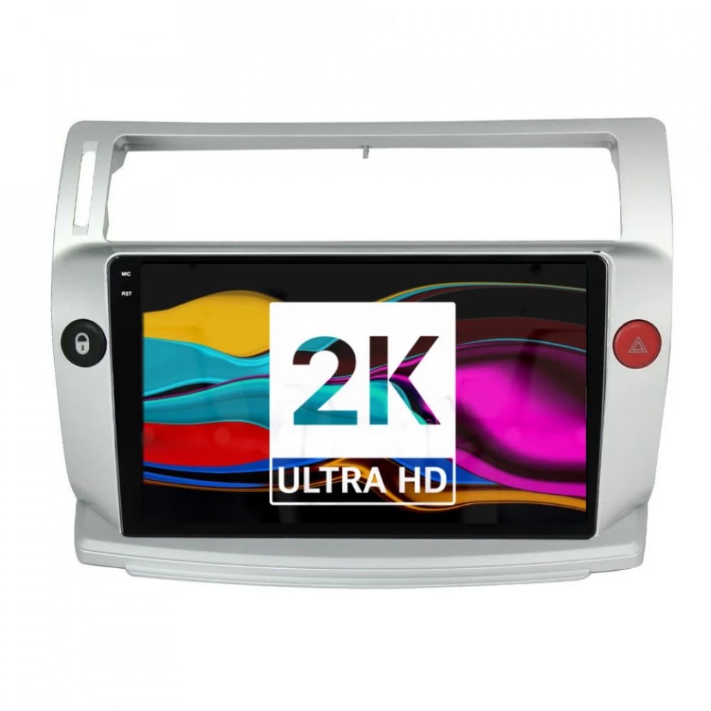 Navigatie Android 2K QLED Citroen C4 I (04-09) 2GB