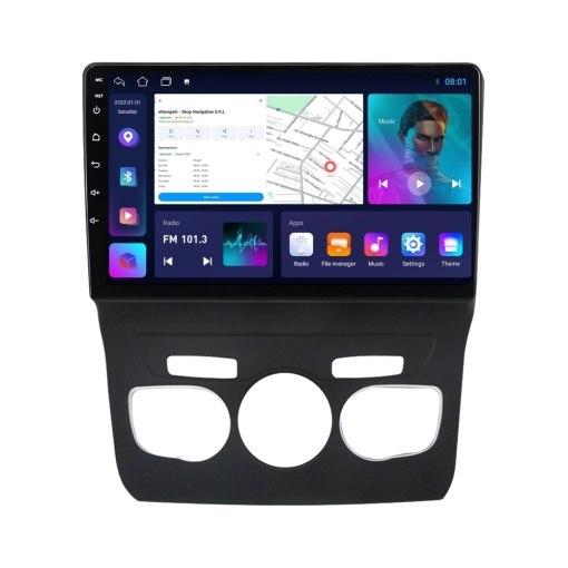 Navigatie Citroen DS4 (2010-2018) cu Android, 2GB RAM, 32 GB, Ecran IPS 10" 1280 x 720, CarPlay & Android Auto, WiFi, Bluetooth, suport camera DVR