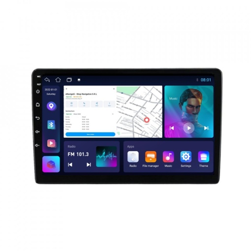 Navigatie Citroen Jumper (dupa 2006 Cu Cd player original) cu Android, 1GB RAM, 16 GB, Ecran IPS 9" 1024 x 600, WiFi, Bluetooth, suport camera DVR
